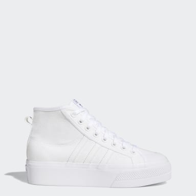 adidas sneakers alte bianche