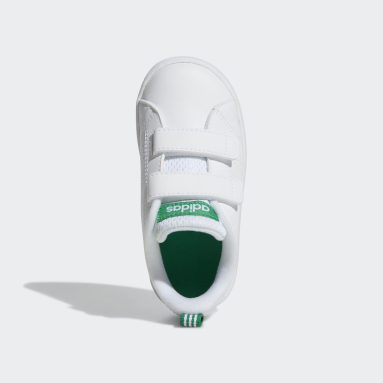 Infant Sport Inspired White VS Advantage Clean Shoes