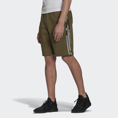 Men Originals Green Graphics Camo Shorts
