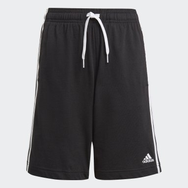 Boys Lifestyle Black adidas Essentials 3-Stripes Shorts