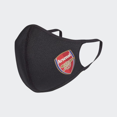 Sportswear Black Arsenal Face Covers 3-Pack  XS/S