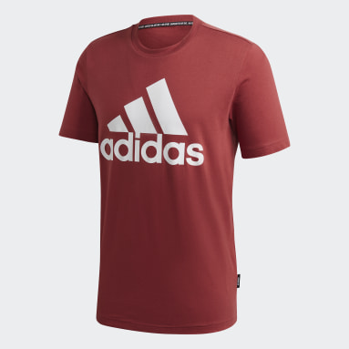 Heren Sportswear Rood Must Haves Badge of Sport T-shirt