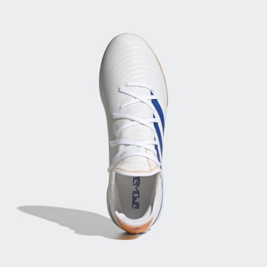Football White Gamemode Knit Indoor Boots