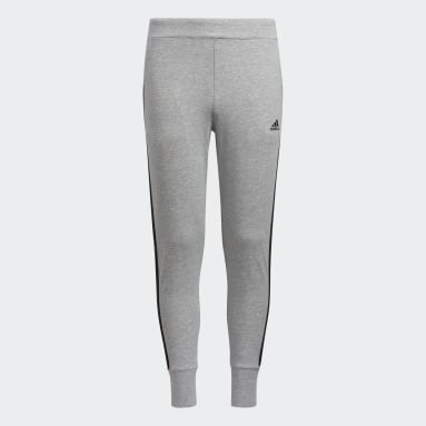 Adidas grey and black joggers