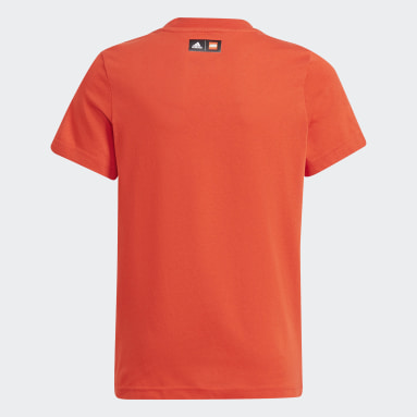T-shirt adidas x LEGO® Vermelho Rapazes Sportswear