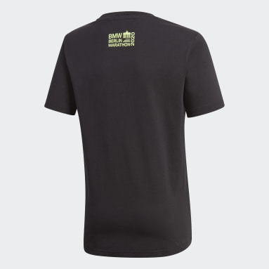 T-shirt Berlin Marathon Noir Garçons Running