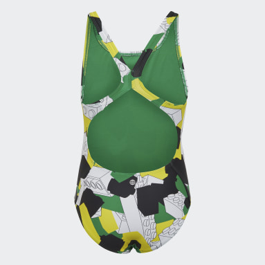 Costume da bagno adidas x Classic LEGO® Verde Ragazza Nuoto