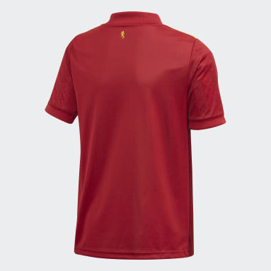 Camiseta primera equipación España Rojo Niño Fútbol