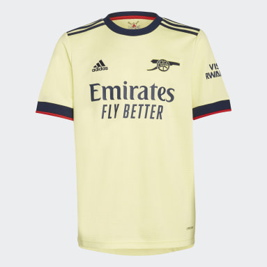 Youth Soccer Yellow Arsenal 21/22 Away Jersey