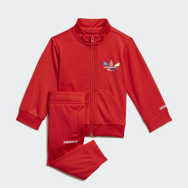 jogging adidas rouge et blanc