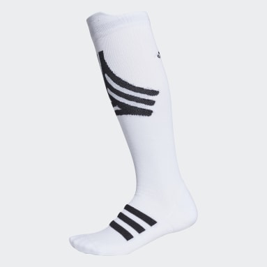 Soccer White Alphaskin Graph Cushioned Socks