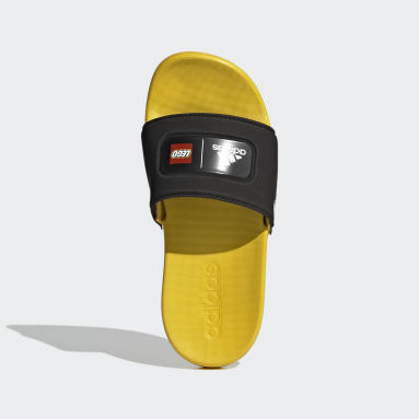 Ciabatte adidas adilette Comfort x LEGO® Nero Bambini Sportswear