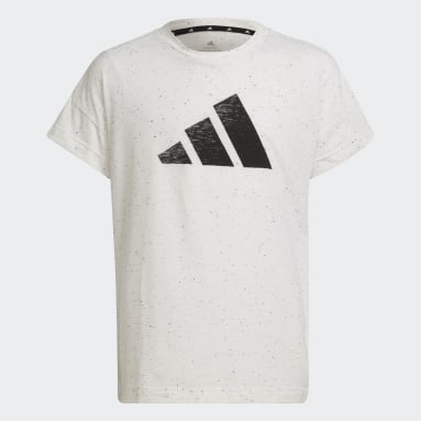 T-shirt Future Icons 3-Stripes Loose Cotton Bianco Ragazza Sportswear