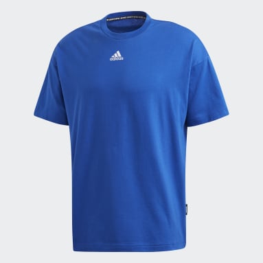 Camiseta Must Haves 3 bandas Azul Hombre Sportswear
