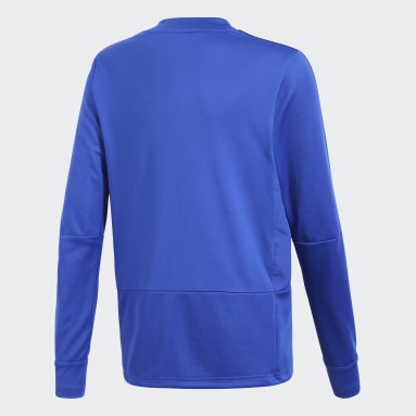 Camiseta manga larga entrenamiento Condivo 18 Player Focus Azul Niño Gimnasio Y Entrenamiento