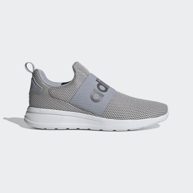 Gray adidas slip on shoes clearance
