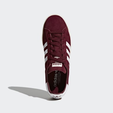 Maroon adidas shoes youth