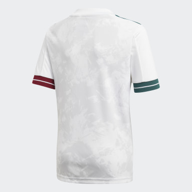 Youth Soccer White Mexico Away Jersey
