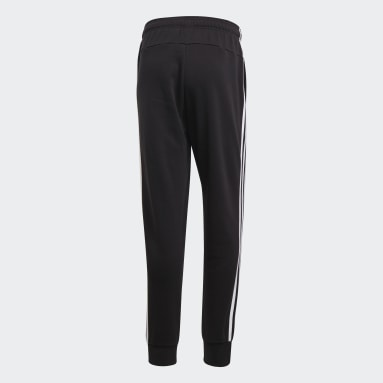 Mænd Sportswear Sort Essentials 3-Stripes Tapered Cuffed bukser