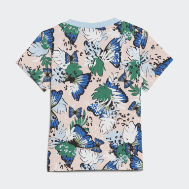 HER Studio London Animal Flower Print T-skjorte Rosa