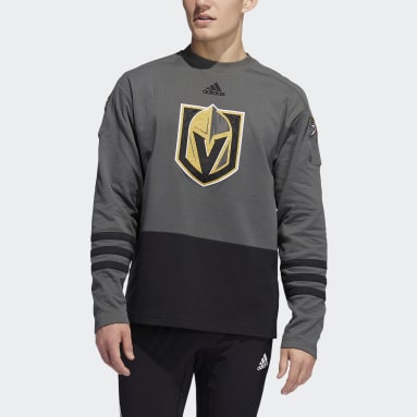 Men's Hockey Grey Golden Knights Crew Sweater