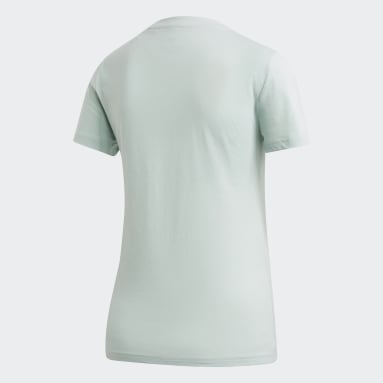 Camiseta Essentials Linear Verde Mujer Sportswear