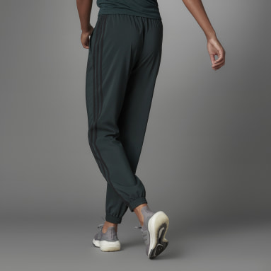 Women Gym & Training Green TRAINICONS 3-Stripes Woven Pants