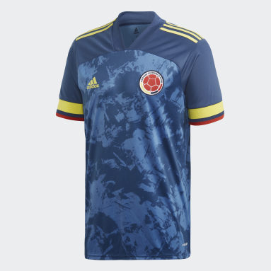 Camiseta segunda equipación Colombia Azul Hombre Fútbol