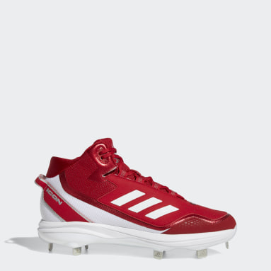 Men's Baseball Red Icon 7 Mid Cleats