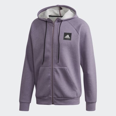 adidas purple hoodie women's