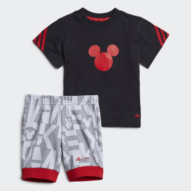 Ensemble adidas x Disney Mickey Mouse Summer noir Bambins & Bebes 0-4 Years Entraînement