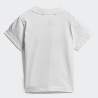 T-shirt Trefoil Branco Criança Originals
