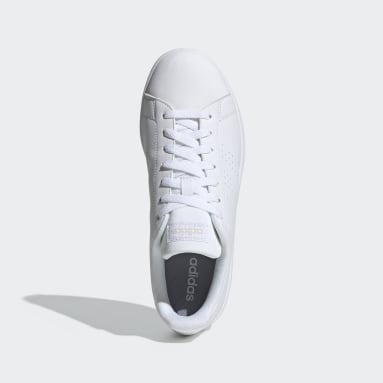Men Sport Inspired White Advantage Base Shoes