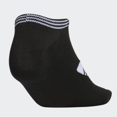 Women's Originals Black Trefoil Superlite No-Show Socks 6 Pairs