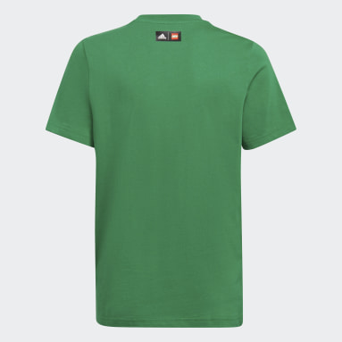 Camiseta adidas x Classic LEGO® Graphic Verde Niño Sportswear