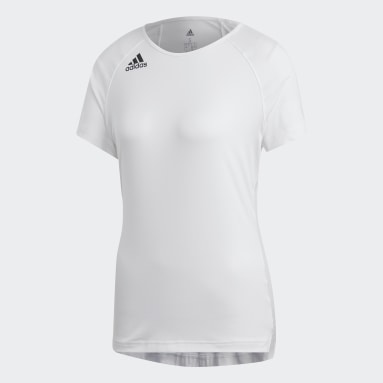 Camiseta Hi Lo Blanco Mujer Voleibol