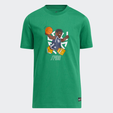Kids 4-8 Years Basketball Green adidas x LEGO® T-Shirt Donovan Mitchell