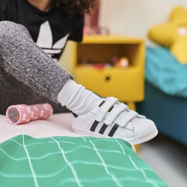 superstar trefoil deti kinder zapatilla schuh ensembles tracksuits klettverschluss rokov personalise tenisky schoenen