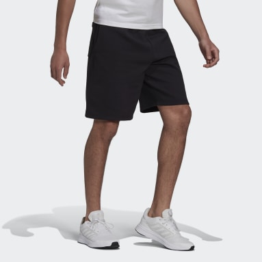 Men's Essentials Black adidas Essentials Fleece Big Logo Shorts