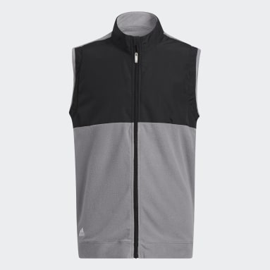 Youth 8-16 Years Golf Black Fleece Primegreen Vest