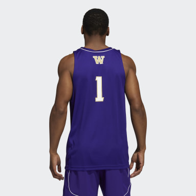 Men's Basketball Purple Huskies NCAA Swingman Jersey