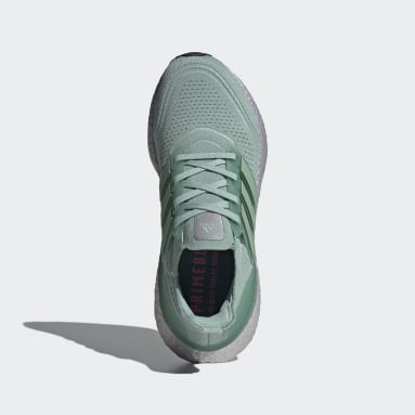 Women Running Green Ultraboost 21 Shoes