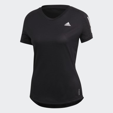 Frauen Running Own The Run Cooler T-Shirt Schwarz