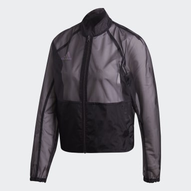 Women Sportswear Black Transparent VRCT Jacket