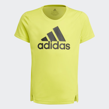 Camiseta adidas Designed To Move Amarillo Niña Training