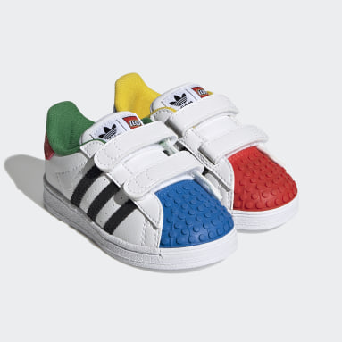 Infants Originals White adidas Superstar x LEGO® Shoes