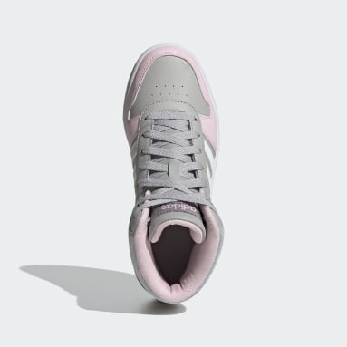 Girl S Basketball Shoes High Tops Sneakers Adidas Us