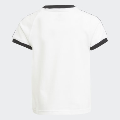Camiseta Adicolor 3 bandas Blanco Niño Originals