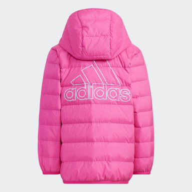 Kids 4-8 Years Sportswear Pink Lightweight Down Jacket