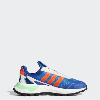 adidas running shoes men blue